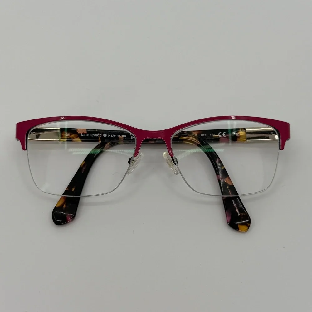 Kate Spade Glasses Women Glorianne HT8 Fuchsia Havana FRAMES ONLY Includes Case